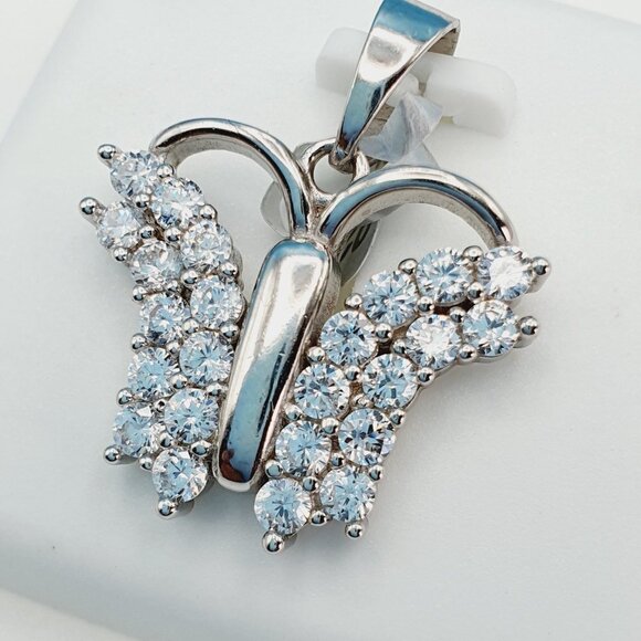 "925 Sterling Silver Cubic Zirconia Pendant, U19254761 - Picture 1 of 11